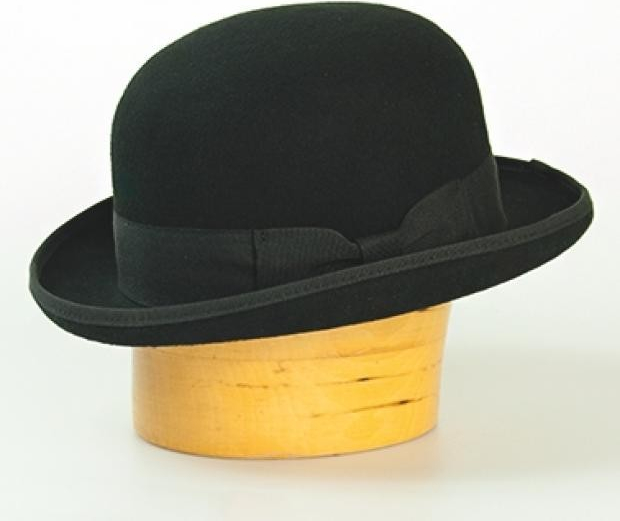 Vlněný klobouk tvar buřinka černá