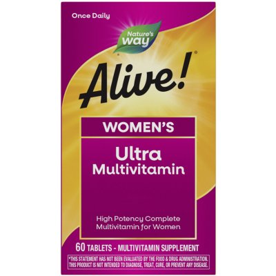Natures Way Alive! Women's Ultra Multivitamin 60 tablet – Hledejceny.cz