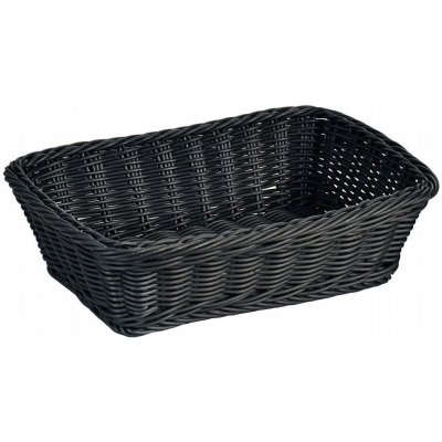 Kesper Černý košík na pečivo, 30 x 20 x 8,5 cm – Zboží Dáma