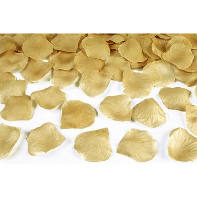 PartyDeco Okvětní lístky zlaté 100 ks – Zbozi.Blesk.cz