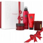 Rituals The Ritual of Ayurveda Medium sprchová pěna 200 ml + tělový krém 100 ml + tělový peeling 140 gr + vonná svíčka 125 gr – Hledejceny.cz