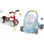 SMOBY 210207 Croc Baby Walker MiniKiss 3in1 Chodítko a kočárek pro panenku s brzdou – Hledejceny.cz