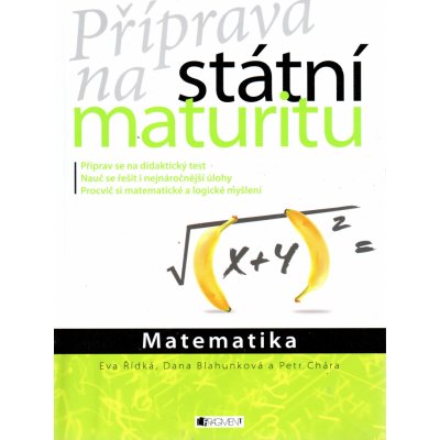 Matematika - Příprava na státní maturitu - Řídká,Blahunková,Chára – Hledejceny.cz