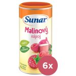 SUNÁREK rozpustný nápoj malinový 6 x 200g – Zbozi.Blesk.cz