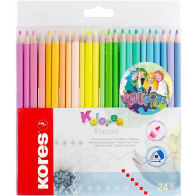 Kores Kolores Pastel Lollipopz 93322 24 barev – Zboží Živě