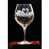 Sklenice Rytiskla cz zamilované labutě vz 732 sklenice na víno 740 ml