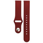 Drakero Silikonový pásek bordó 22 mm 10067 – Sleviste.cz