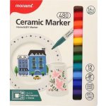 Pentel Fixy na keramiku a porcelán 12ks – Zboží Dáma
