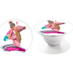 PopSocket iSaprio Kissing Mom - Blond and Girl