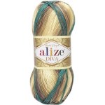 Alize Diva Batik 3307 hnědozelená – Hledejceny.cz