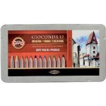 Koh-i-noor Gioconda Prašné křídy v tužce 8827 souprava 12 barev – Zboží Dáma