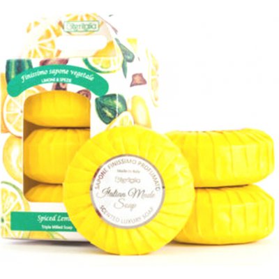 Iteritalia Spiced Lemon - Citron a koření italské toaletní mýdlo 3 x 100 g