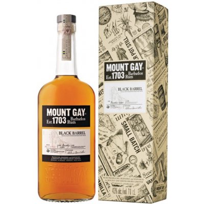 Mount Gay Black Barrel 43% 1 l (holá láhev) – Zboží Dáma