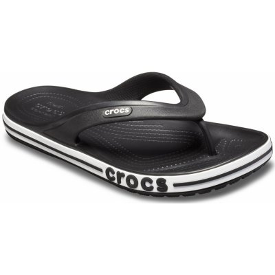 Crocs Bayaband Flip žabky černá bílá – Hledejceny.cz
