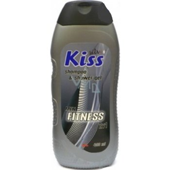 Kiss Silver for Men Fitness sprchový gel 2v1 400 ml