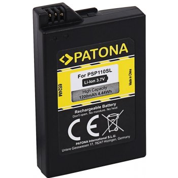 Patona Sony PSP 1200mAh Baterie, 1200mAh, Li-Ion, 3,7V