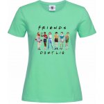 tričko Stranger Things Friends Dont Lie Světle Zelená – Sleviste.cz