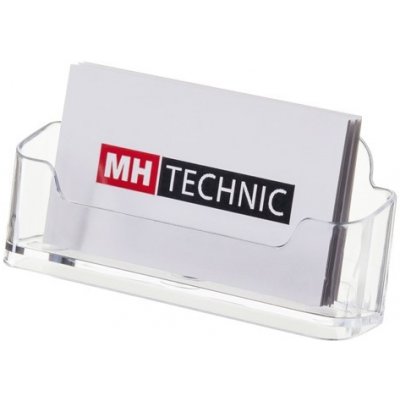 NDC Stolní stojánek na vizitky, jednoduchý - transparentní, 40ks – Zboží Dáma