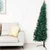 Vánoční stromek shumee Umělý vánoční půl stromek se stojanem zelený 180 cm PVC