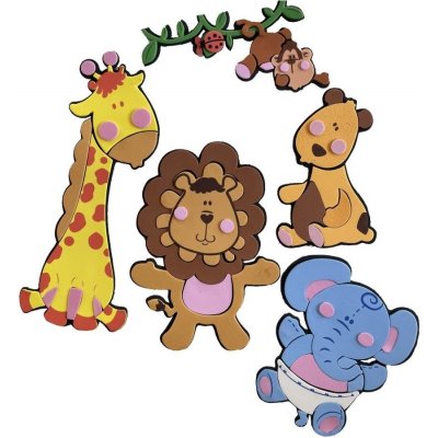 3D pěnová dekorace na zeď SRP-018 jungle 41,5 x 31,5 cm IMPOL TRADE – Zboží Mobilmania