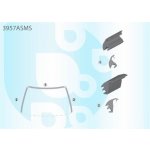 PILKINGTON Bauset (lišta) čelního okna AS 3957ASMS | Zboží Auto