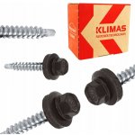 Klimas Wkręt-met Farmářský šroub TEX 4,8 x 35 tmavě hnědý RAL 8019 – Hledejceny.cz