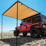 Střešní markýza EinParts EPTENT02 250 × 250 cm – boční markýza na SUV, off-road a dodávky | Zboží Auto