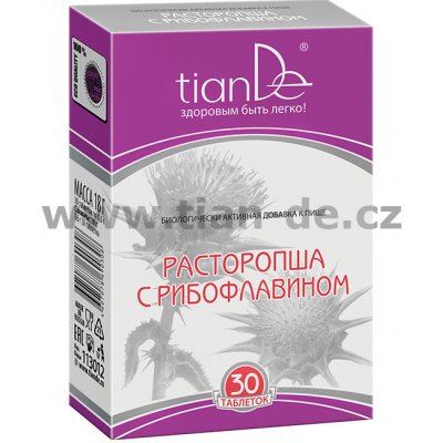 Tiande Ostropestřec s riboflavinem 30 tablet