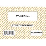 Optys 1326 Stvrzenka A6 50 listů samopropisovací – Zboží Dáma