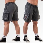 Nebbia Washed volné cargo šortky LEGACY černé – Sleviste.cz