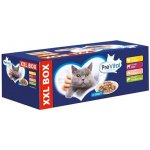 Prevital XXL BOX Mix chutí s kuřetem telecím lososem a játry v omáčce 48 x 100 g – Sleviste.cz
