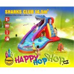 Happy Hop Sharks Club vodní skluzavka s bazénkem – Zboží Mobilmania