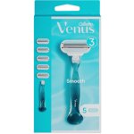 Gillette Venus Smooth + 5 ks hlavic – Zbozi.Blesk.cz