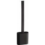 Aqualine SANA WC silikonová štětka závěsná na postavení černá mat BS010B – Zboží Mobilmania