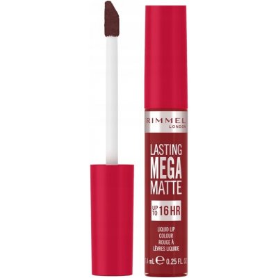 Rimmel London Lasting Mega Matte Liquid Lip Colour Rtěnka Fire Starter 7,4 ml – Zboží Dáma