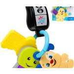 Fisher-Price Baby svazek klíčů štěňátko na baterie CZ Světlo Zvuk pro miminko – Sleviste.cz