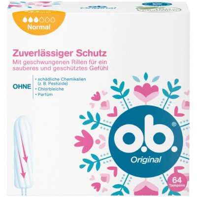 o.b. ProComfort hygienický tampon original Normal 64 ks – Zboží Dáma