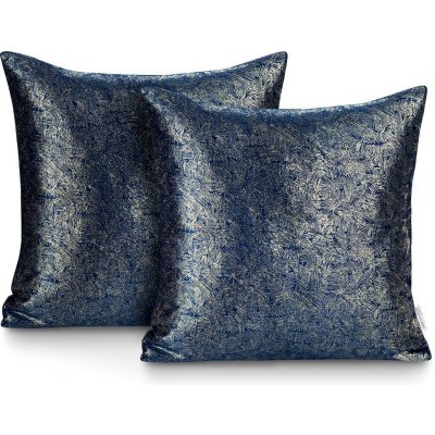 AmeliaHome Glamour Veras tmavě modrá 45 x 45 cm 2ks – Hledejceny.cz