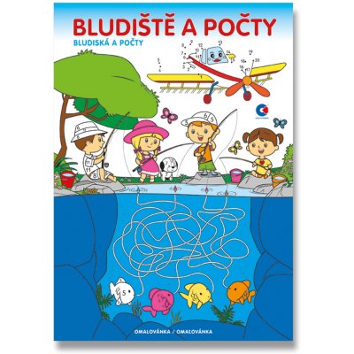 Baloušek tisk Omalovánka A4 Bludiště a počty – Zbozi.Blesk.cz