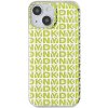 Pouzdro a kryt na mobilní telefon Apple DKNY PC/TPU Repeat Pattern pro Apple iPhone 15, žlutá