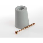 Texim Zarážka dveří se šroubem výška 50 mm ŠEDÁ Trelleborg – Hledejceny.cz