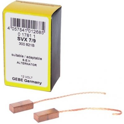 GEBE - IKA Germany Sada uhlíků alternátoru Valeo TG17C061, SVX7 – Hledejceny.cz