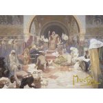 Pohled Alfons Mucha Slovanská epopej – Car Simeon Bulharský, krátký – Zboží Dáma