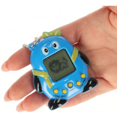 KIK Elektronická hračka Tamagotchi 168 v 1 modrá