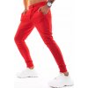 Pánské tepláky Dstreet pánské kalhoty červené UX3339