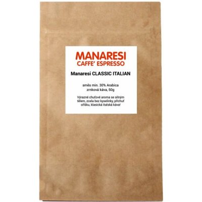 Manaresi Vzorek Italiano zrnková 50 g – Hledejceny.cz