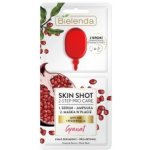 Bielenda Skin Shot Face Mask Granat Anti-age pleťové sérum 3 ml + plátýnková pleťová maska 1 ks