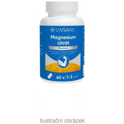 LIVSANE Magnesium citrát Premium 60 tablet – Hledejceny.cz