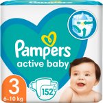 Pampers active baby 3 152 ks – Sleviste.cz