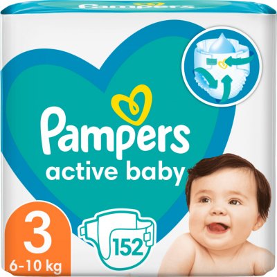 Pampers active baby 3 152 ks – Zboží Mobilmania